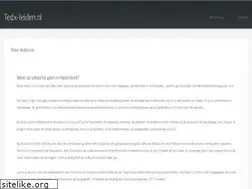 Sites similar to tedx-leiden.nl