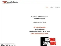 Sites similar to tedxlincolnsquare.com