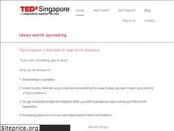 Sites similar to tedxsingapore.sg