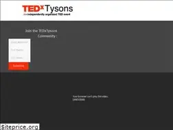 Sites similar to tedxtysons.com