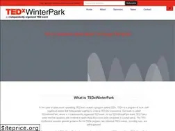 Sites similar to tedxwinterpark.com
