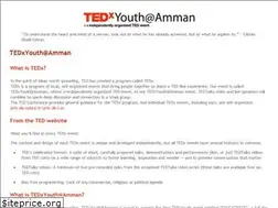 Sites similar to tedxyouthamman.com