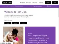 Sites similar to teenlineonline.org