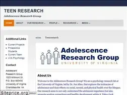 Sites similar to teenresearch.org