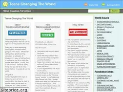 Sites similar to teenschangingtheworld.org