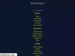Sites similar to teenslang.su
