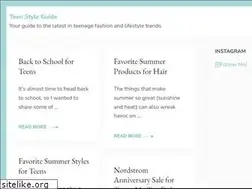 Sites similar to teenstyleguide.com