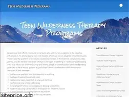 Sites similar to teenwildernessprograms.org
