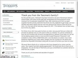 Sites similar to teermans.com