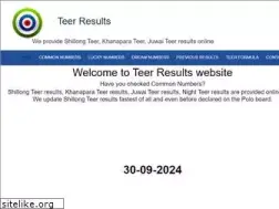 teerresults.com