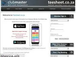 Sites similar to teesheet.co.za
