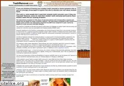 Sites similar to teethremoval.com