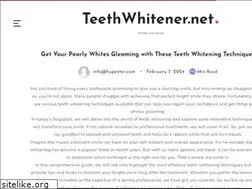 Sites similar to teethwhitener.net