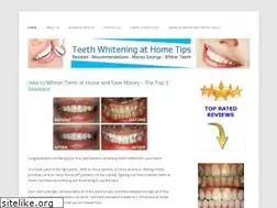Sites similar to teethwhiteningathometips.com