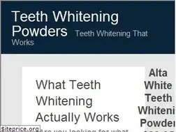 Sites similar to teethwhiteningpowders.com