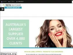 Sites similar to teethwhiteningwholesale.com.au