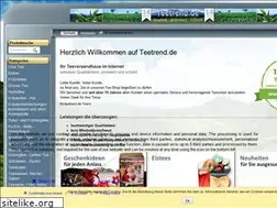 Sites similar to teetrend.de