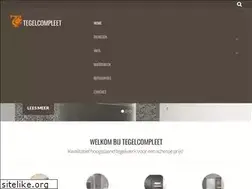 Sites similar to tegelcompleet.nl