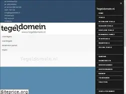 Sites similar to tegeldomein.nl