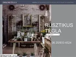 Sites similar to tegladekor.hu