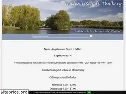 Sites similar to teichwirtschaft-thalberg.de