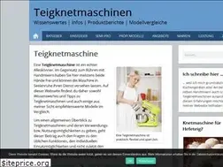 Sites similar to teigknetmaschine-kaufen.net