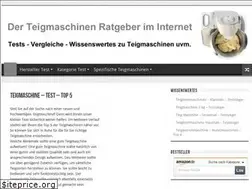 Sites similar to teigmaschine.net