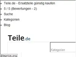 Sites similar to teile.de