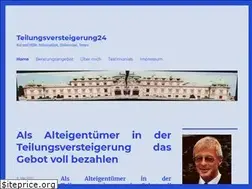 Sites similar to teilungsversteigerung24.de