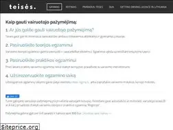 Sites similar to teises.lt