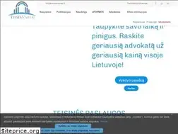 Sites similar to teisesvartai.lt