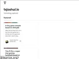 Sites similar to tejashwi.io