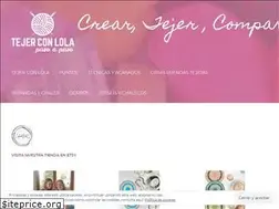Sites similar to tejerconlola.com