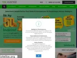 Sites similar to tekelektrik.com.tr