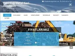 Sites similar to tekirdagmetal.com