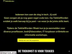 Sites similar to tekkieworden.nl