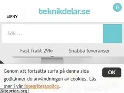 Sites similar to teknikdelar.se