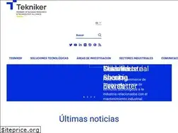 Sites similar to tekniker.es
