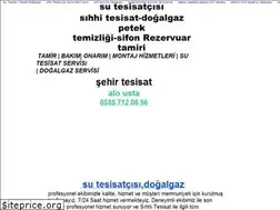 Sites similar to tekniksutesisat.com