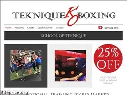 Sites similar to tekniqueboxing.com
