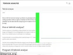 Sites similar to tekniskanalyse.info