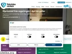 Sites similar to tekniskaverken.se