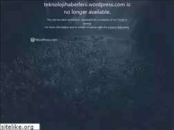 Sites similar to teknolojihaberlerii.wordpress.com