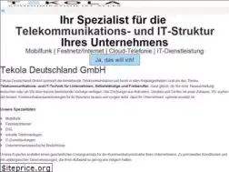 Sites similar to tekola.de