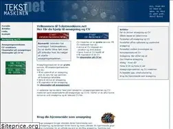 Sites similar to tekstmaskinen.net