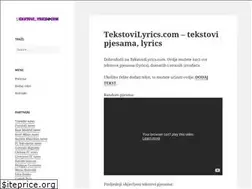 Sites similar to tekstovilyrics.com