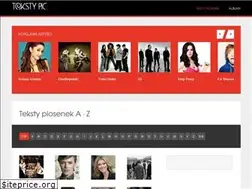 Sites similar to tekstypiosenki.pl