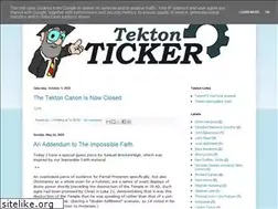 Sites similar to tektonticker.blogspot.com