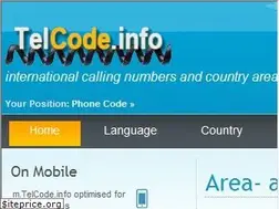Sites similar to telcode.info