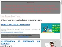 Sites similar to teleanuncio.com